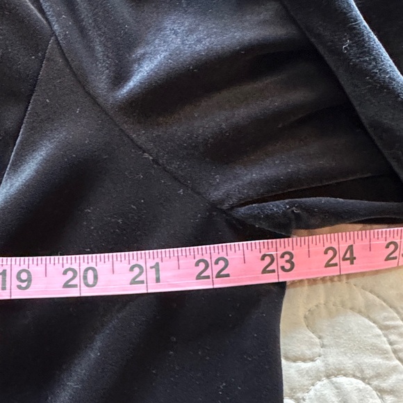 NWT J. Jill Black Velvet Single Button Blazer size Large Tall - Picture 12 of 13